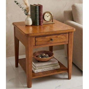 P2808-22 : Bàn Phụ , Bàn Trang Trí Góc - Màu Nâu Hạt Dẻ